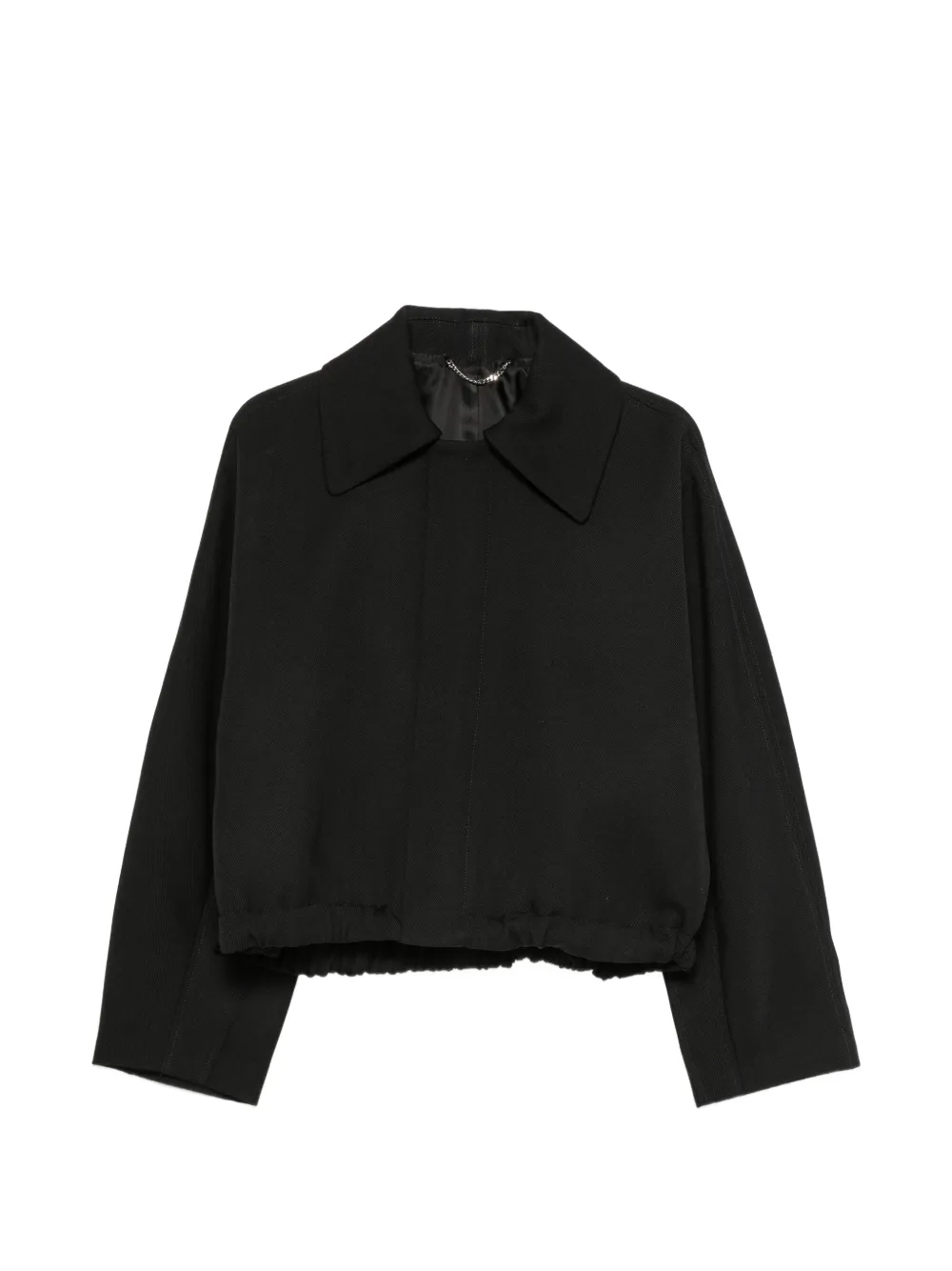 Victoria Beckham Arden zip-up wool jacket - Nero