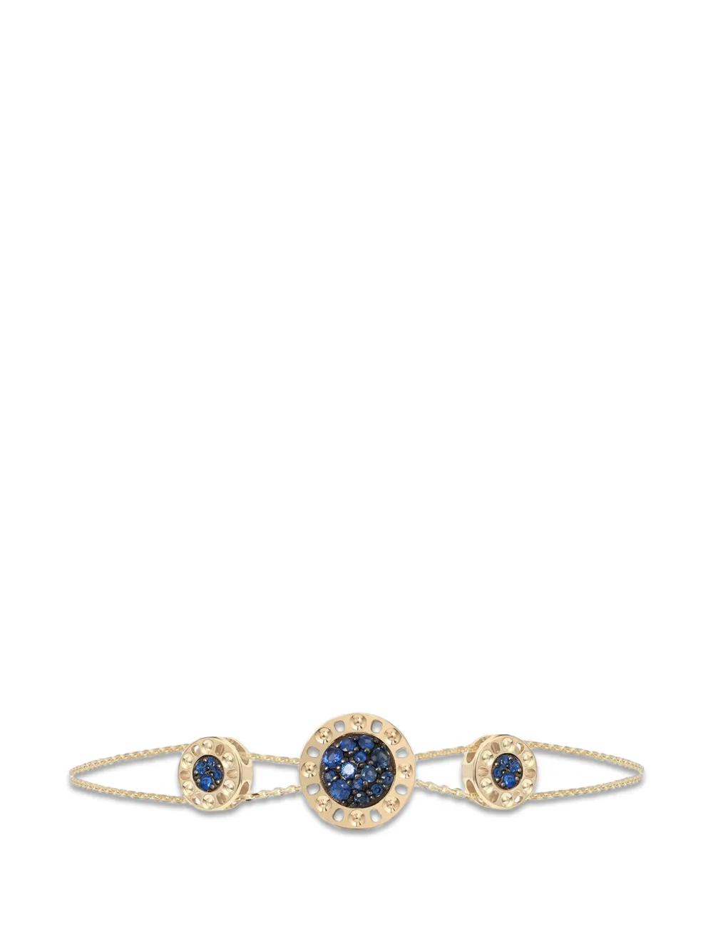 Officina Bernardi Senzatempo Essence Armband mit Saphir und Diamanten - Gold