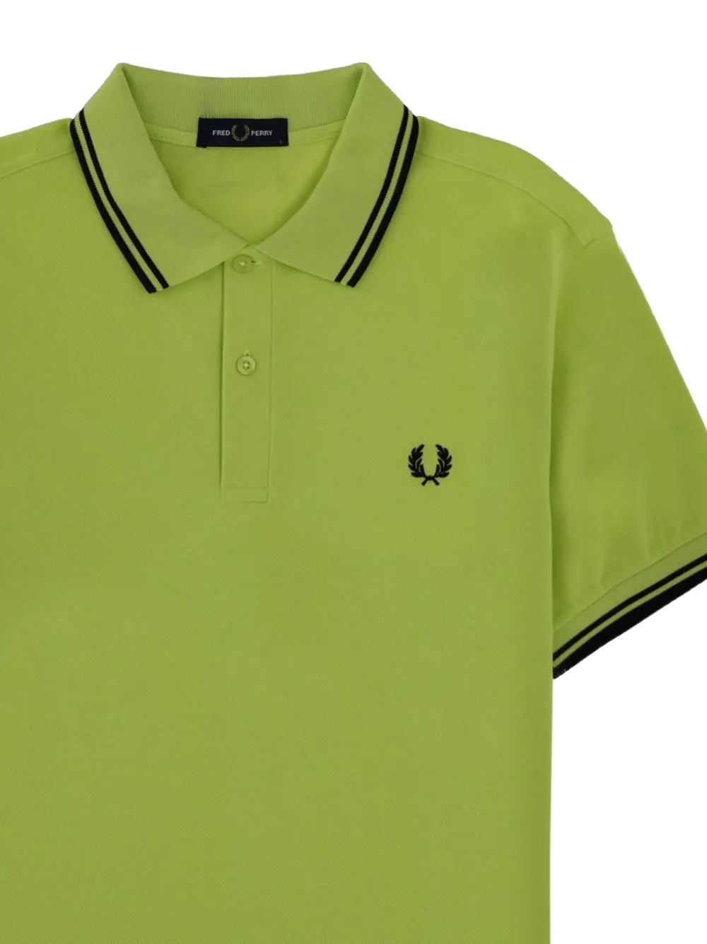Fred Perry Poloshirt met dubbele kraag Groen