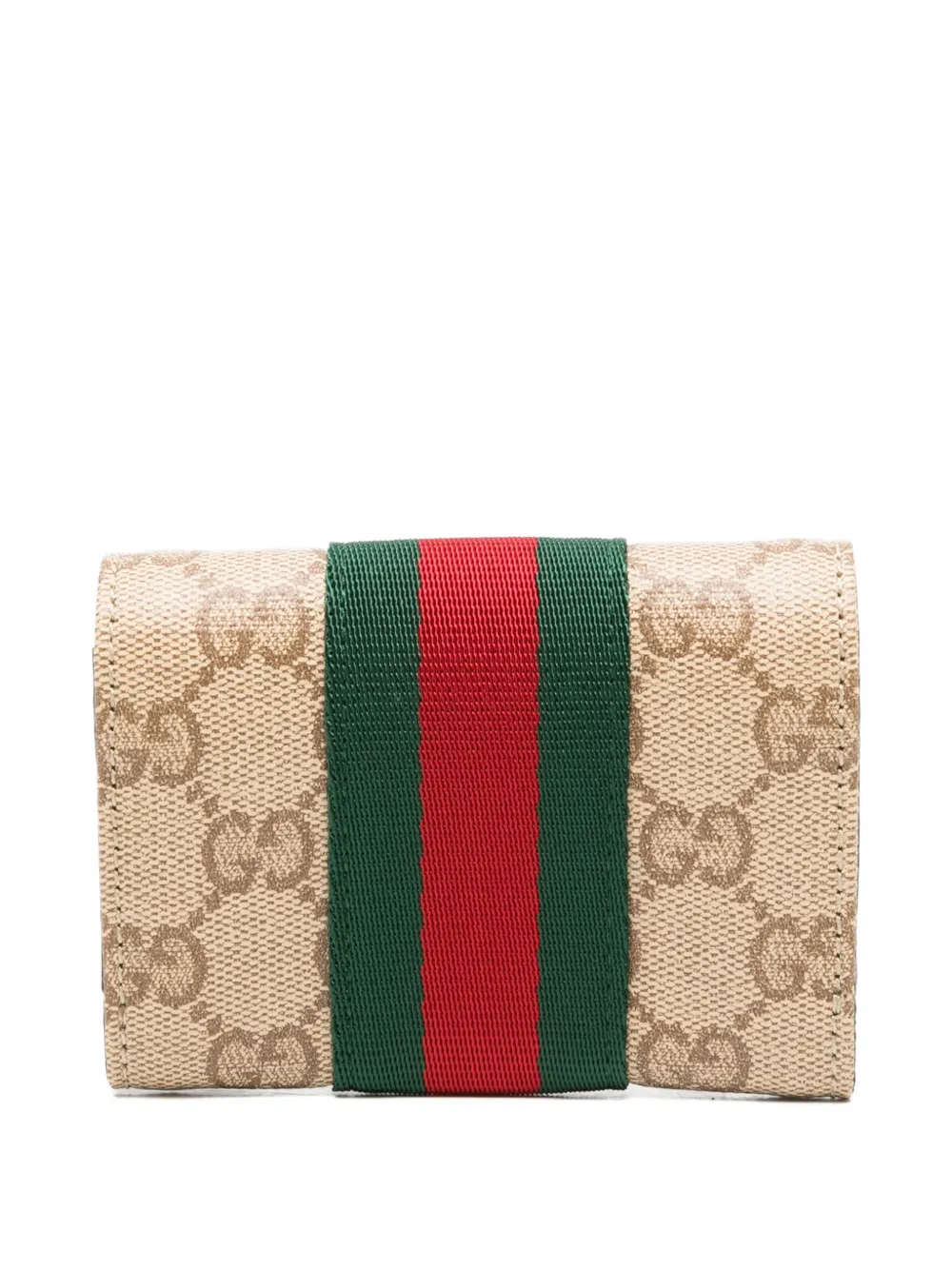 Gucci GG Supreme Web portemonnee Beige