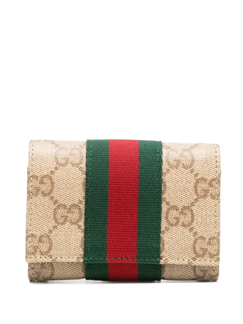 Gucci bi-fold card case with web