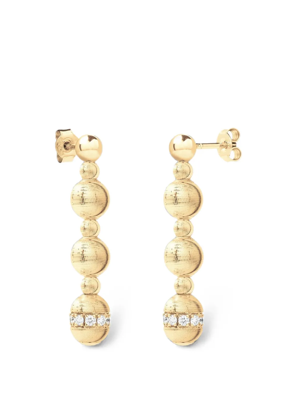Officina Bernardi Empire diamond earrings - Oro