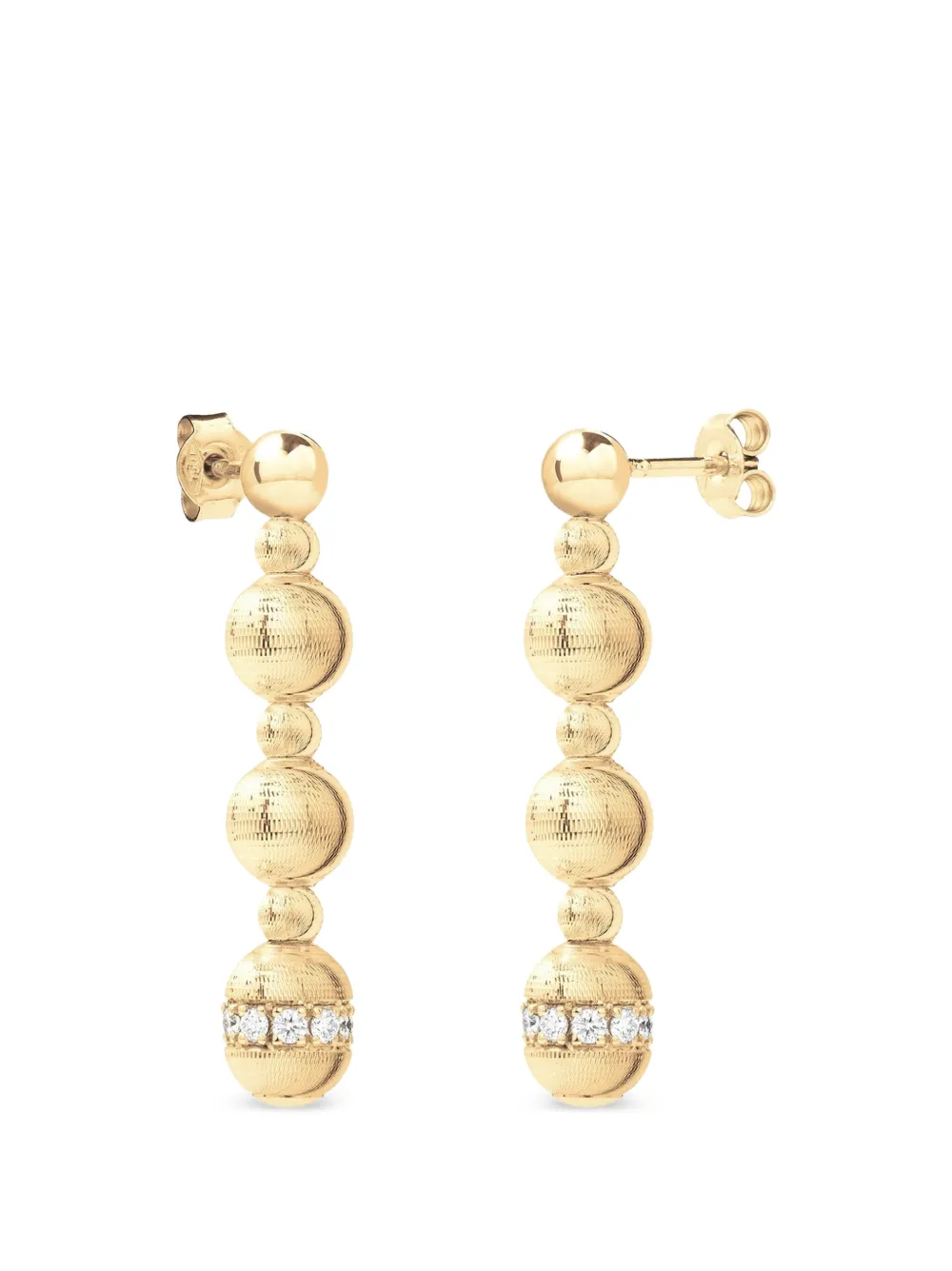 Officina Bernardi Empire diamond earrings - Oro