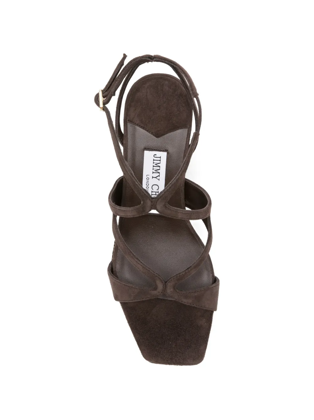 Jimmy Choo Ayla wedge-heel sandals Bruin
