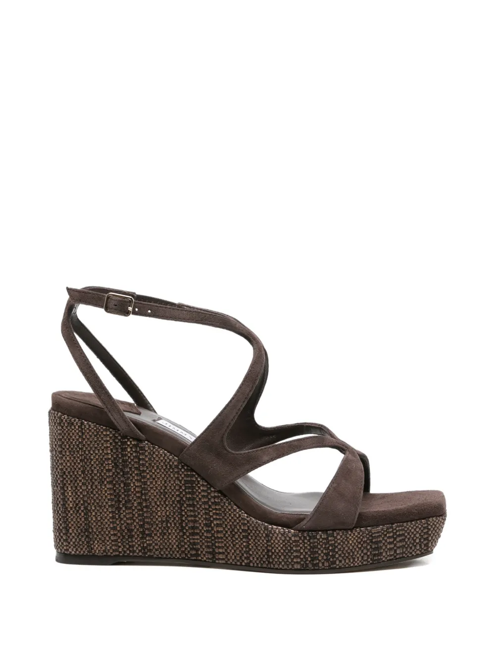 Jimmy Choo Ayla wedge-heel sandals Bruin