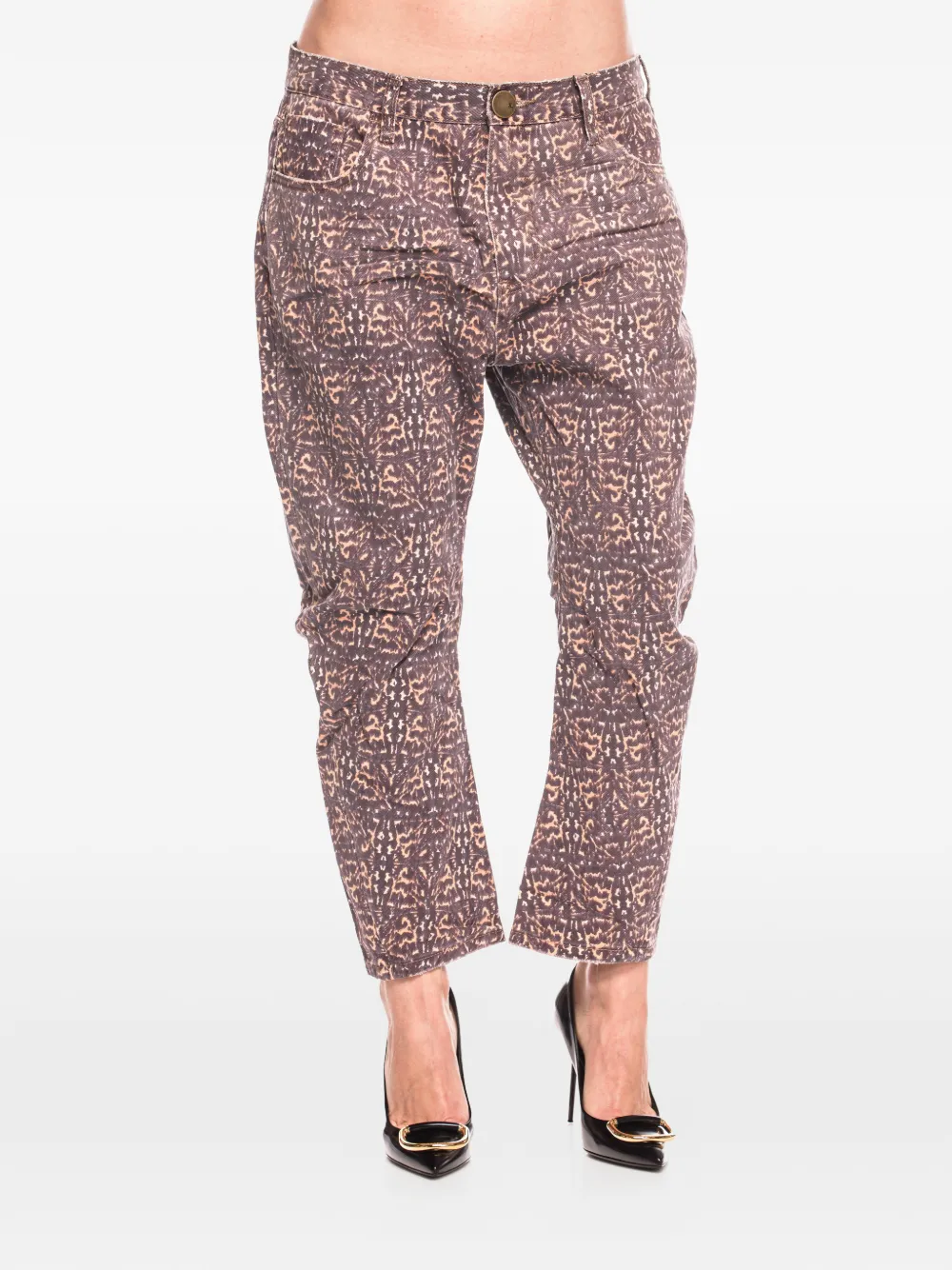 One Teaspoon Azteca leopard-print jeans - Viola