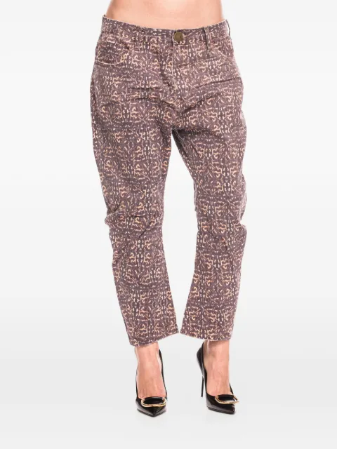 One Teaspoon Azteca leopard-print jeans