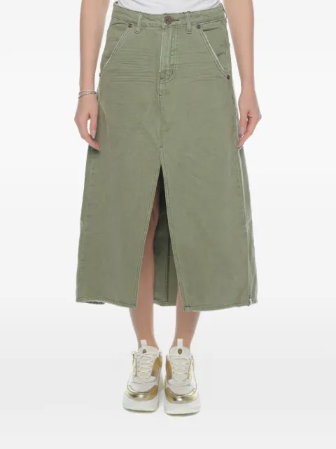 One Teaspoon Mrs Carter denim midi skirt