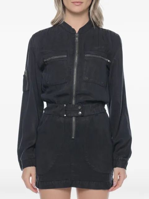 One Teaspoon Flying High zip-up utility-style dress