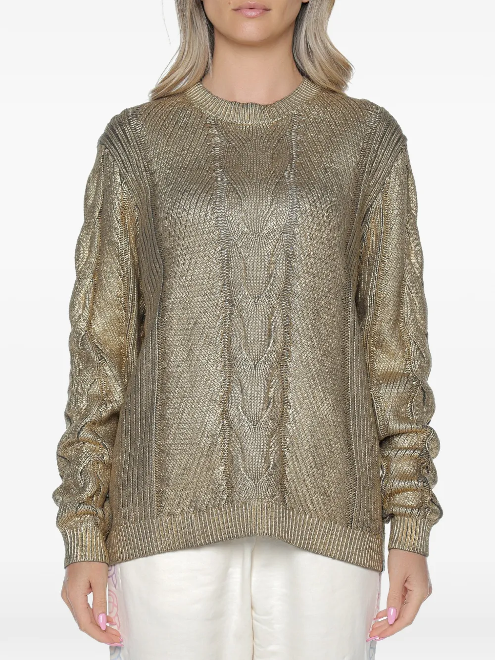 One Teaspoon cable-knit sweater - Oro