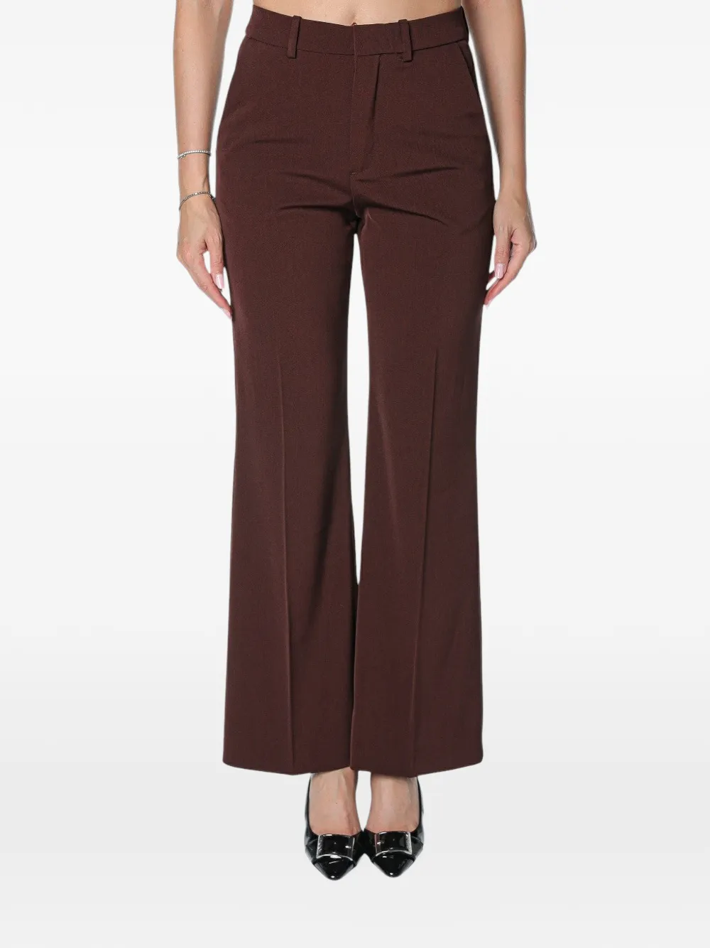 Drykorn Argue flared trousers - Rot