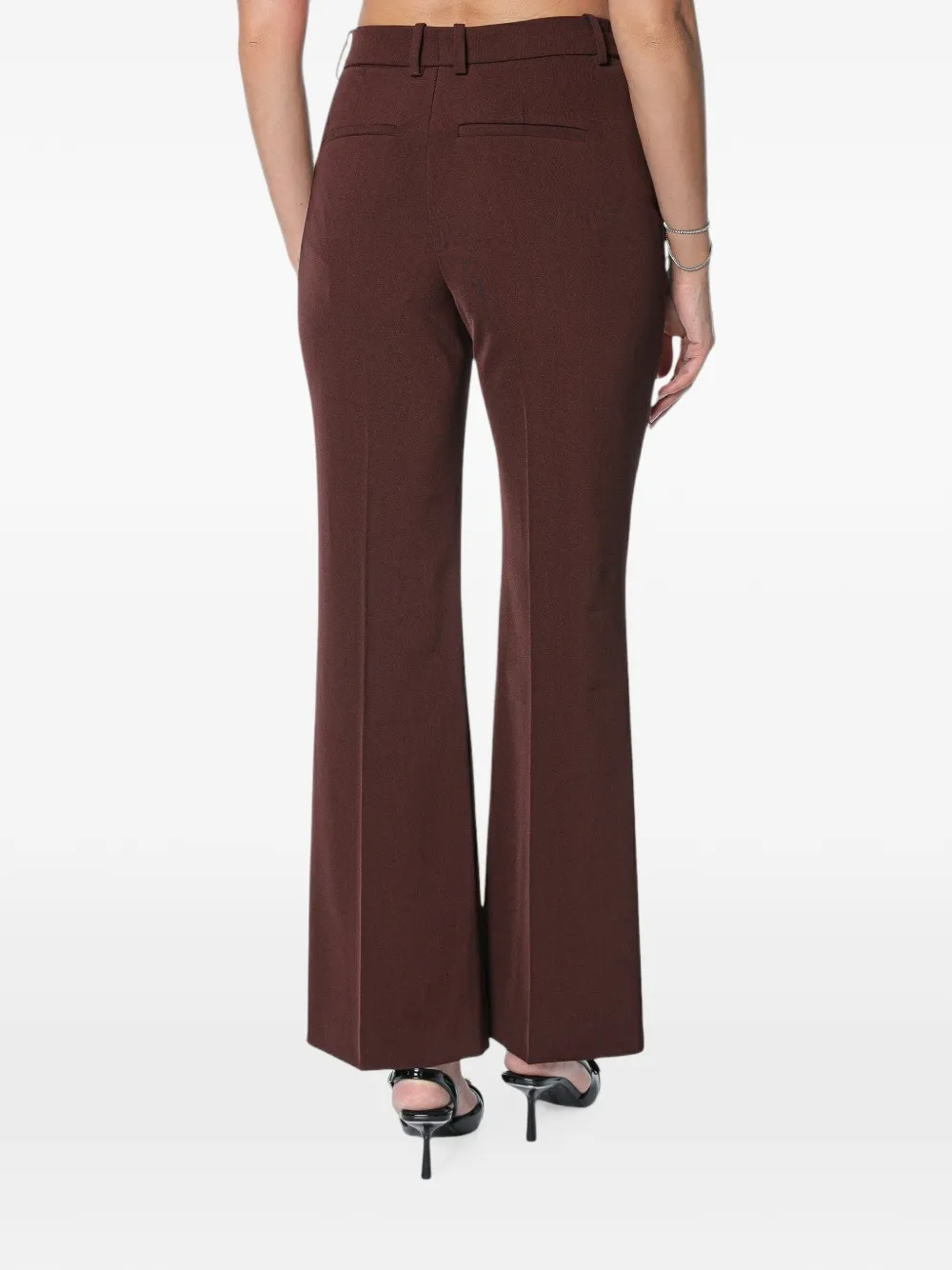 Drykorn Argue flared broek Rood