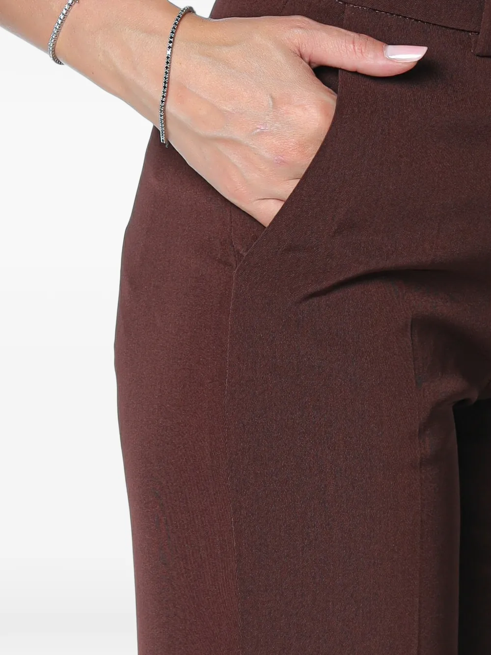 Drykorn Argue flared broek Rood