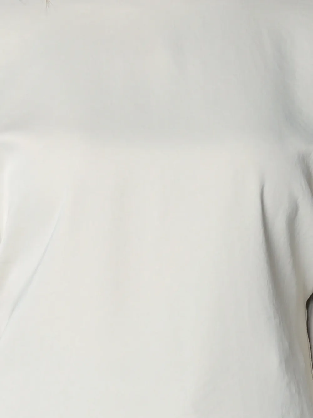 Drykorn Blouse met hoge hals en achtersplit Beige