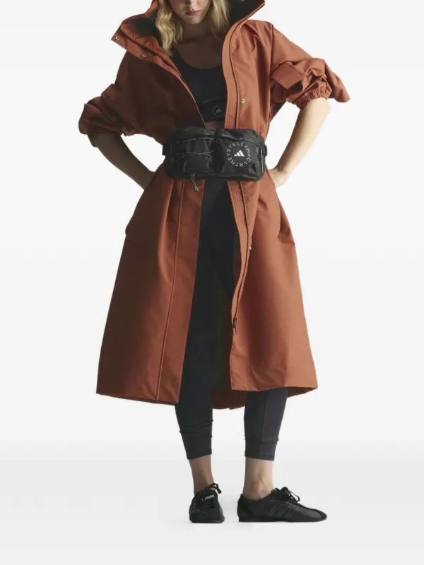 Adidas By Stella McCartney Parka Com Capuz | Laranja | FARFETCH BR