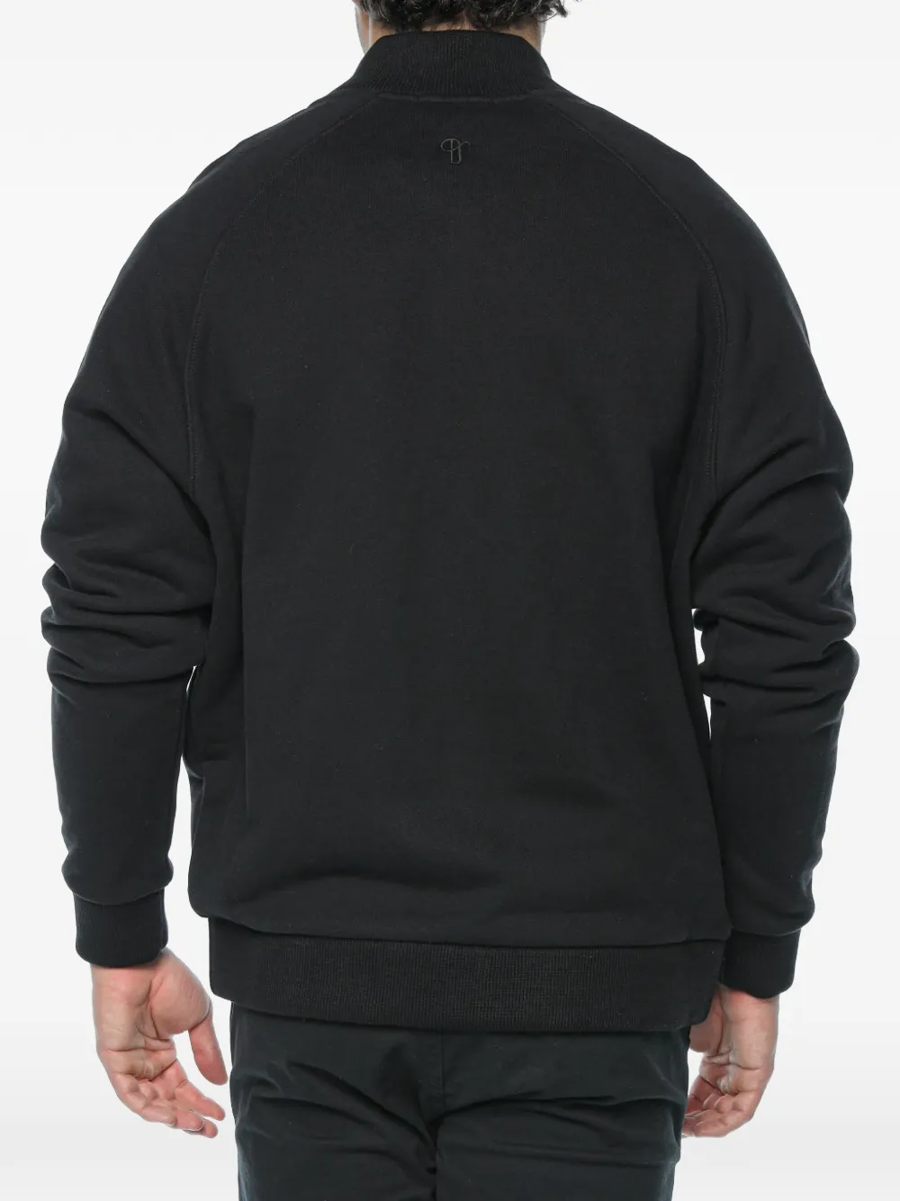 Drykorn Sweater met raglan mouwen en rits Zwart