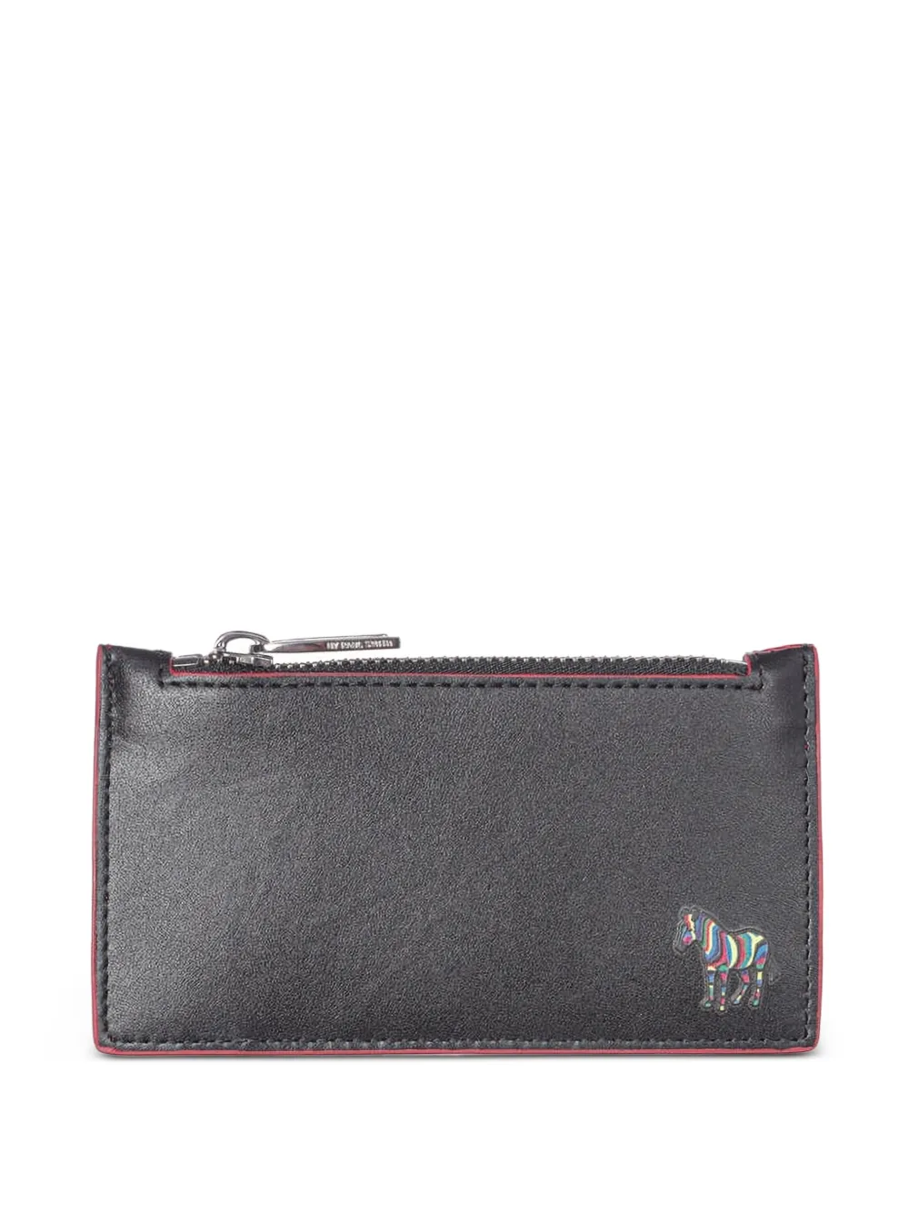 Paul Smith Zebra-motif card holder - Nero