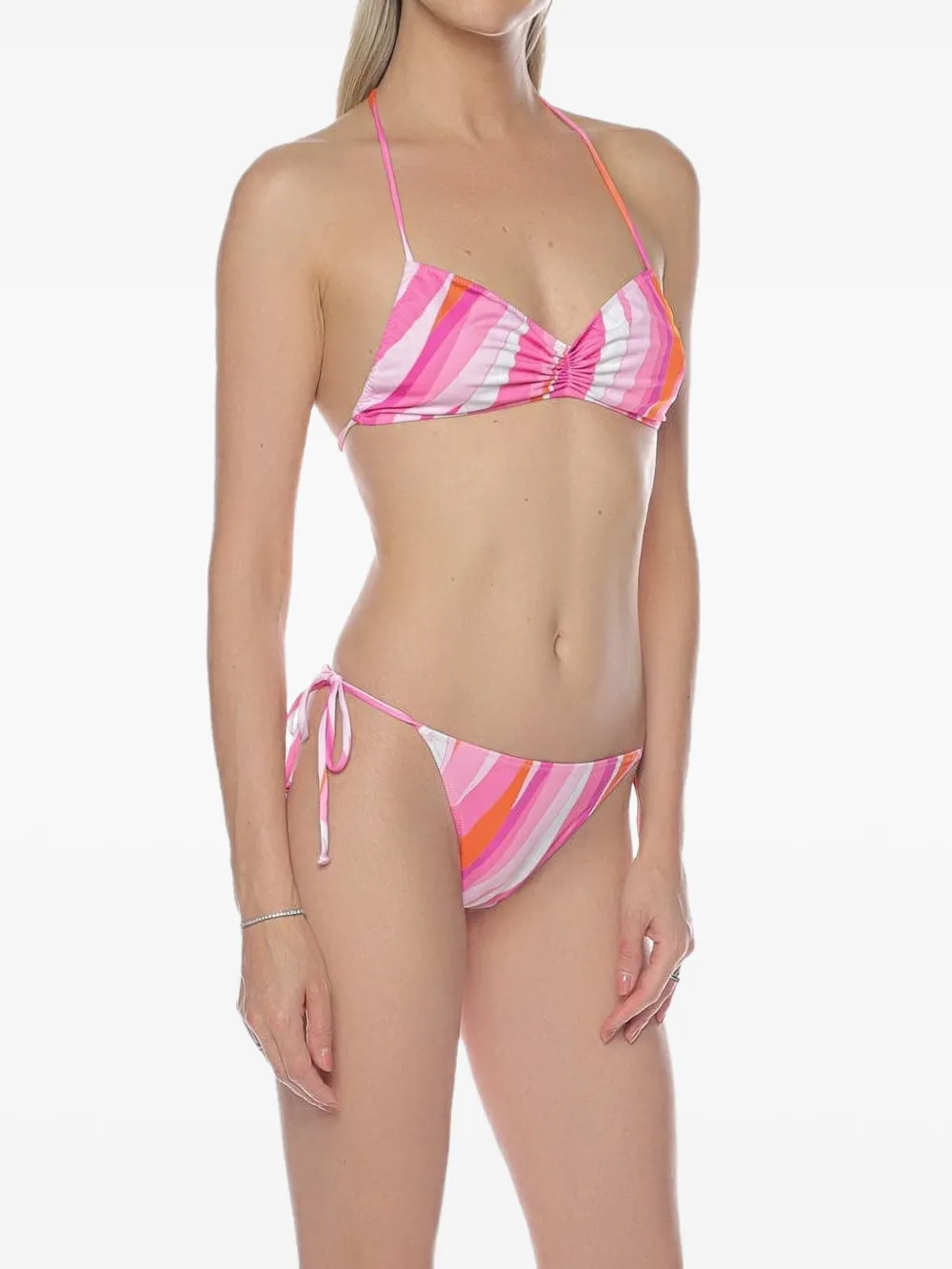 MC2 Saint Barth Levante bikinitop met golvende print Roze