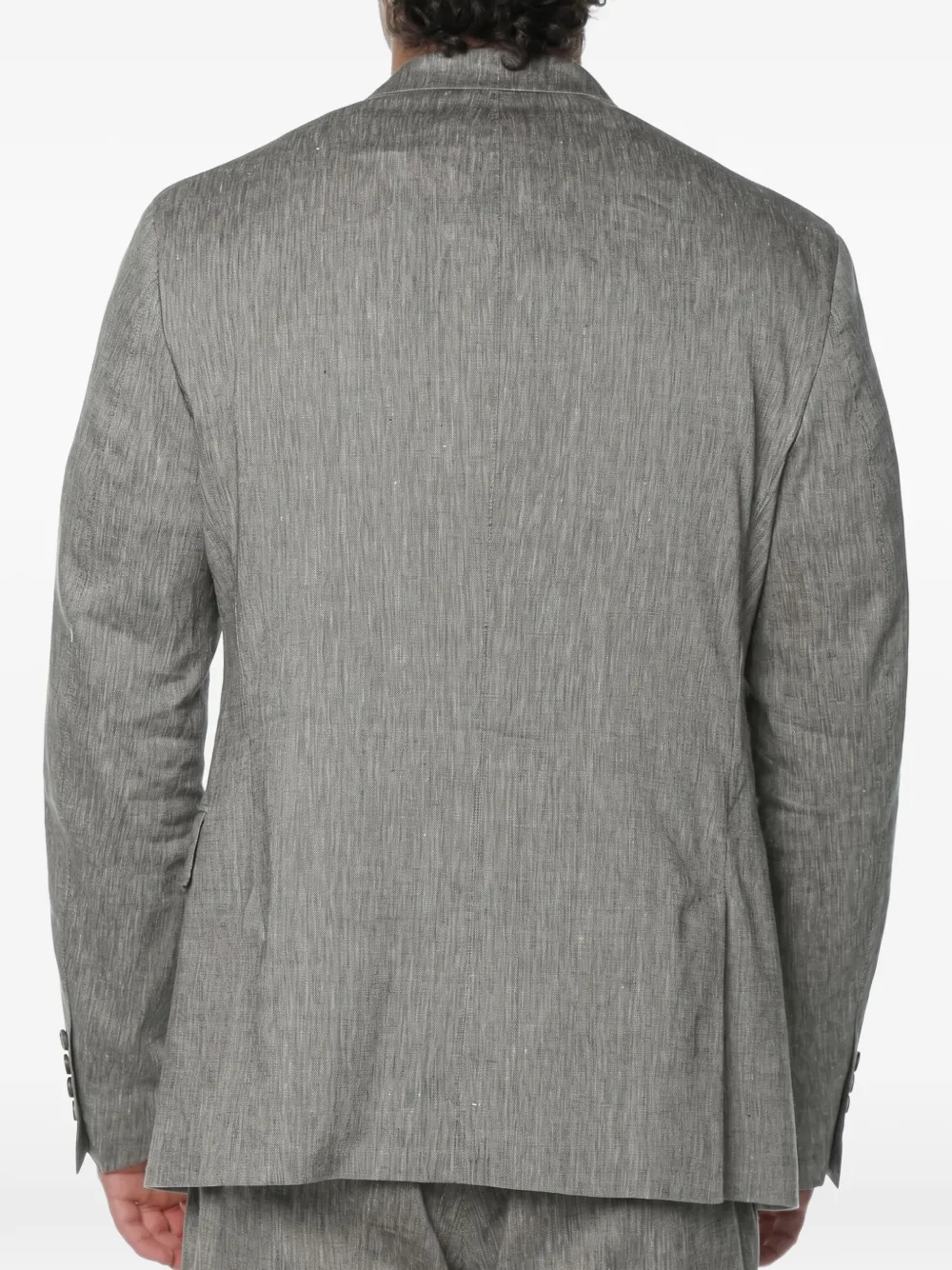 Drykorn Yames blazer met enkele rij knopen en gekerfde revers Grijs
