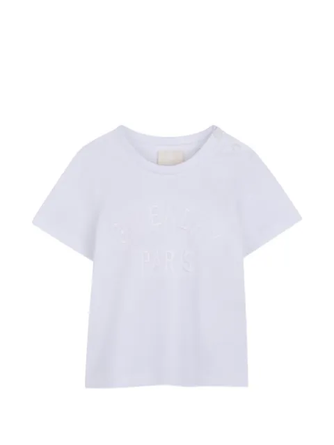 Givenchy Kids playera con logo bordado