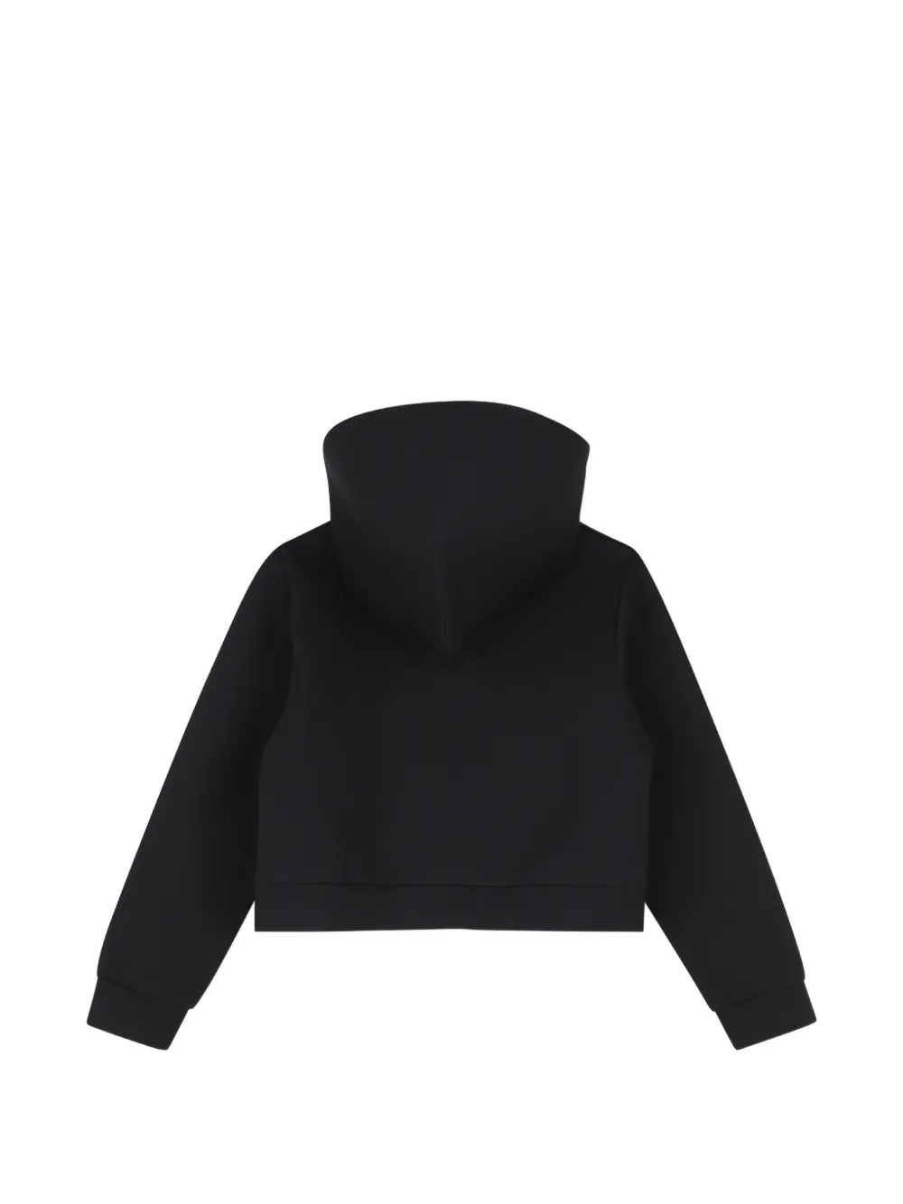 Marc Jacobs Kids Hoodie verfraaid met logo en rits Zwart