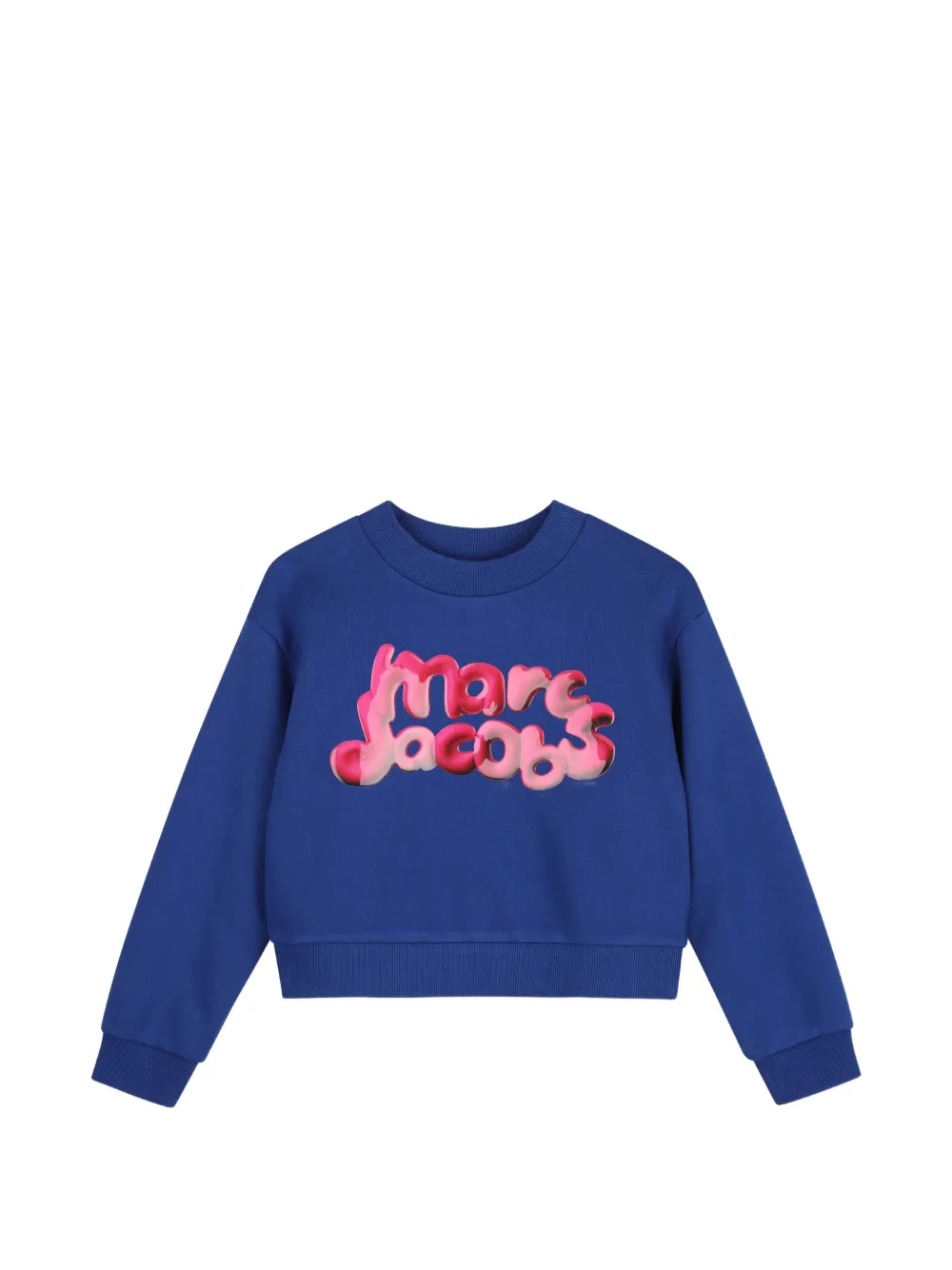 Marc Jacobs Kids logo-print sweater - Blue