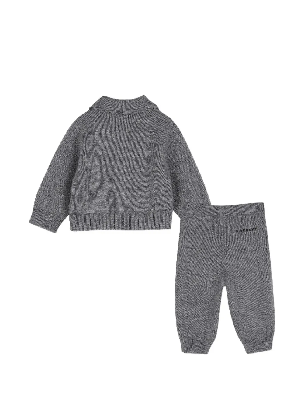 Givenchy Kids Gebreid trainingspak met geborduurd logo Grijs