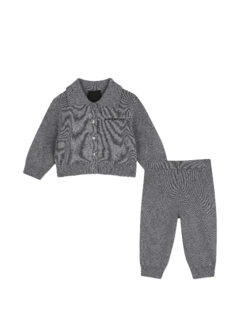 Givenchy Kids logo-embroidered knit tracksuit