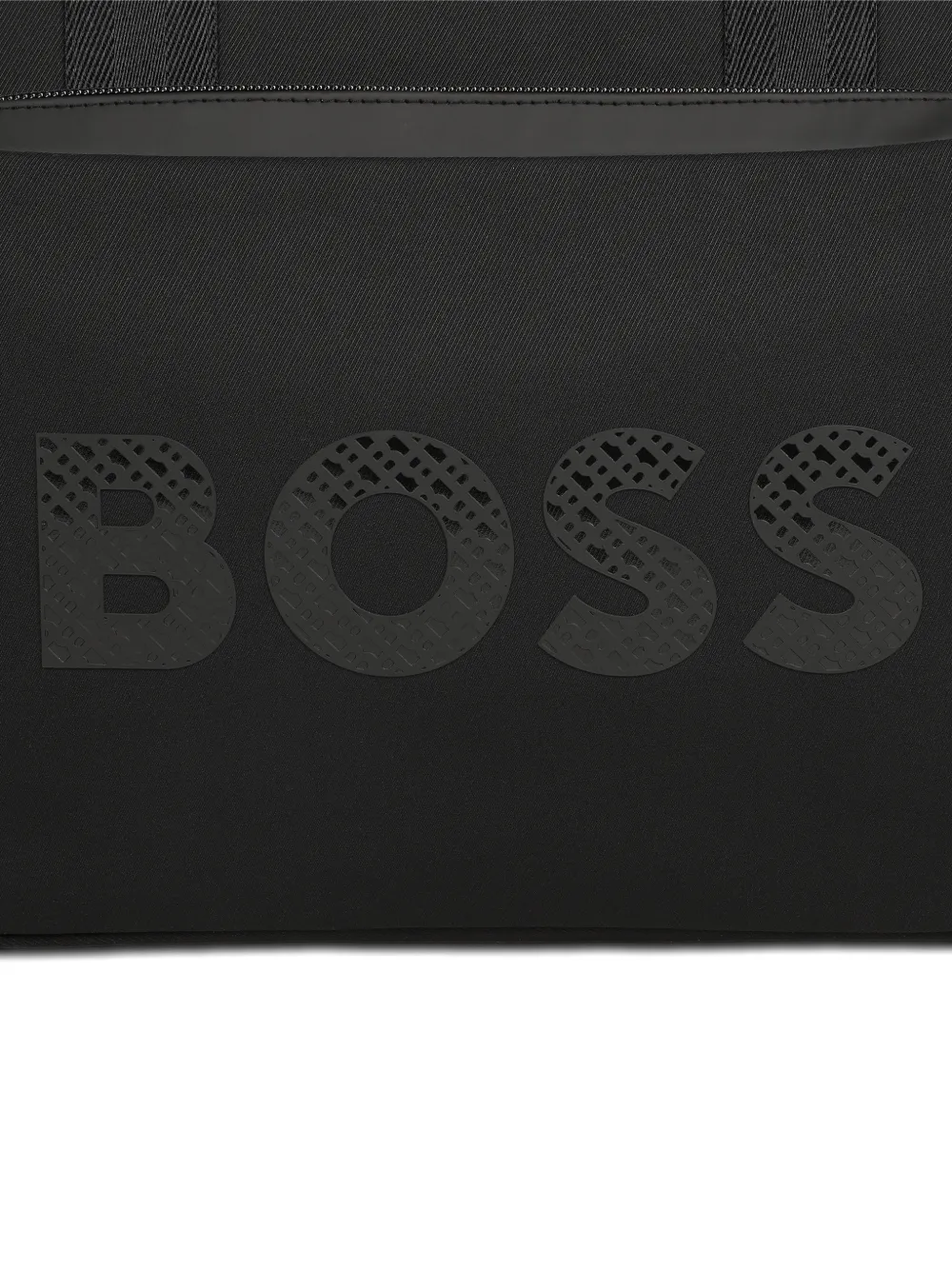 BOSS Kidswear Luiertas met logoprint Zwart