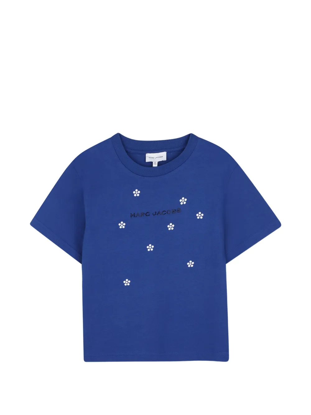Marc Jacobs Kids T-shirt con decorazione di cristalli - Blu