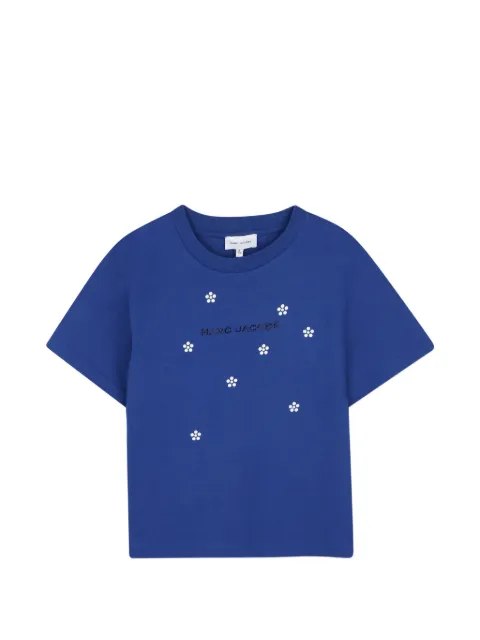 Marc Jacobs Kids crystal-embellished floral T-shirt