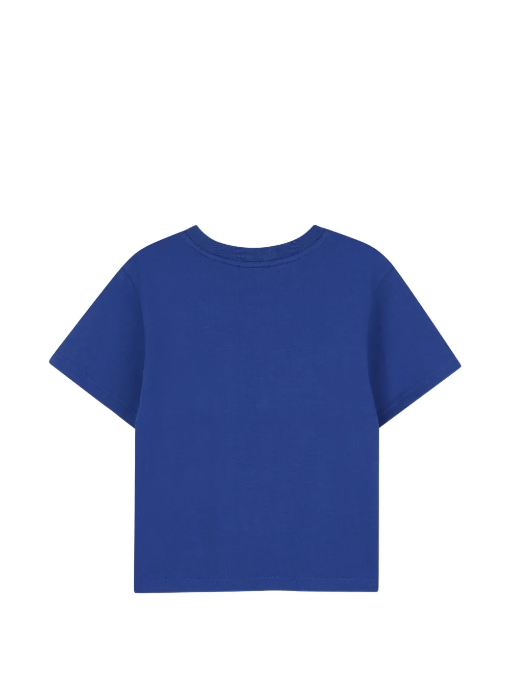 Marc Jacobs Kids T-shirt verfraaid met kristallen en bloemen-print Blauw