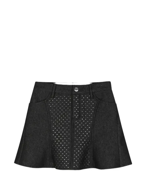 Marc Jacobs Kids camisa de mezclilla con detalles de apliques