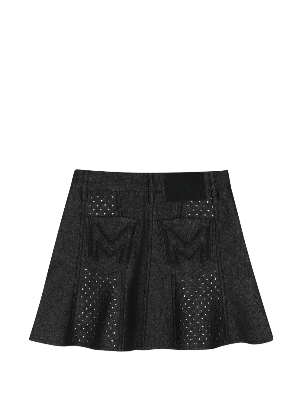 Marc Jacobs Kids Denim mini-rok met studs Grijs