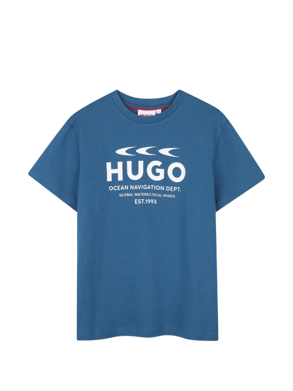 HUGO KIDS T-shirt con logo - Blu