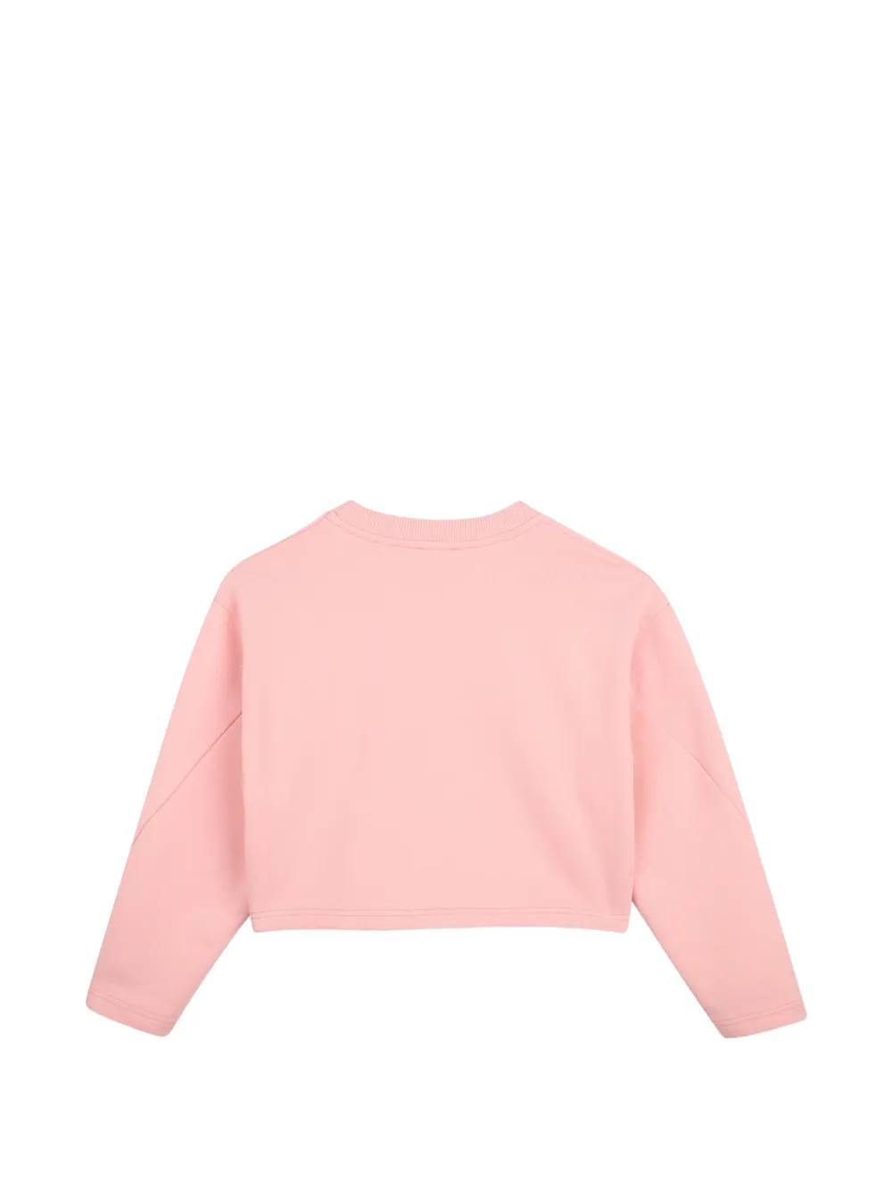 Givenchy Kids Sweater met bloemen-print en logo-print Roze