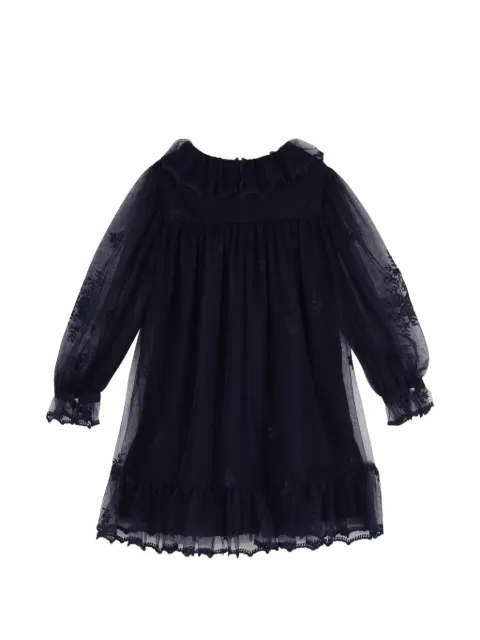 Chloé Kids vestido con tul bordado
