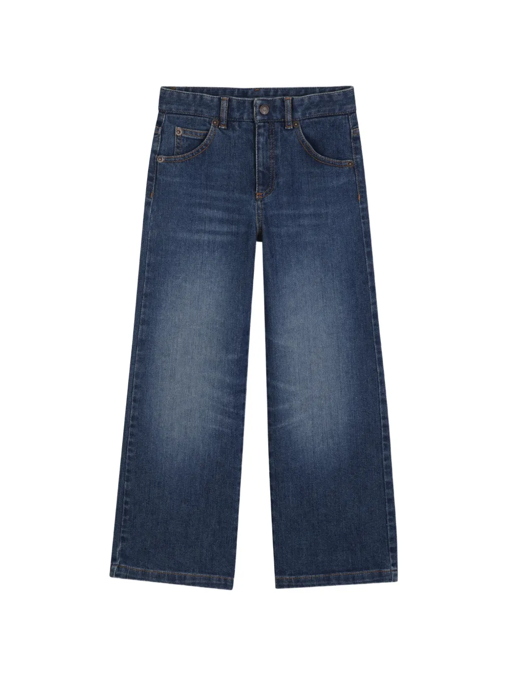 Chloé Kids Jeans dritti - Blu