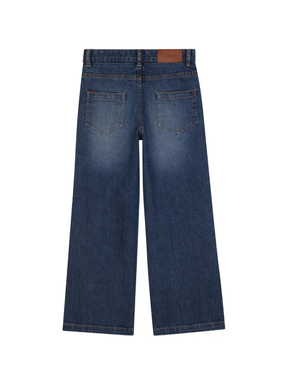 Chloé Kids Straight jeans Blauw