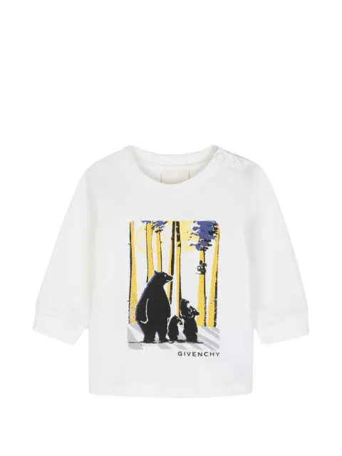 Givenchy Kids langærmet T-shirt med grafisk tryk