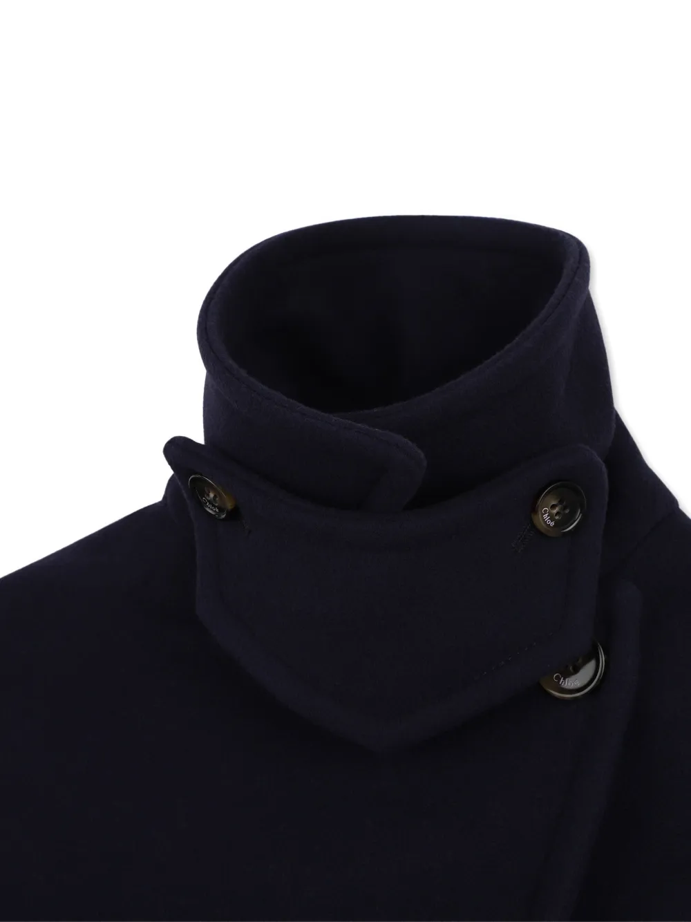 Chloé Kids Sailorjas met dubbele rij knopen Blauw