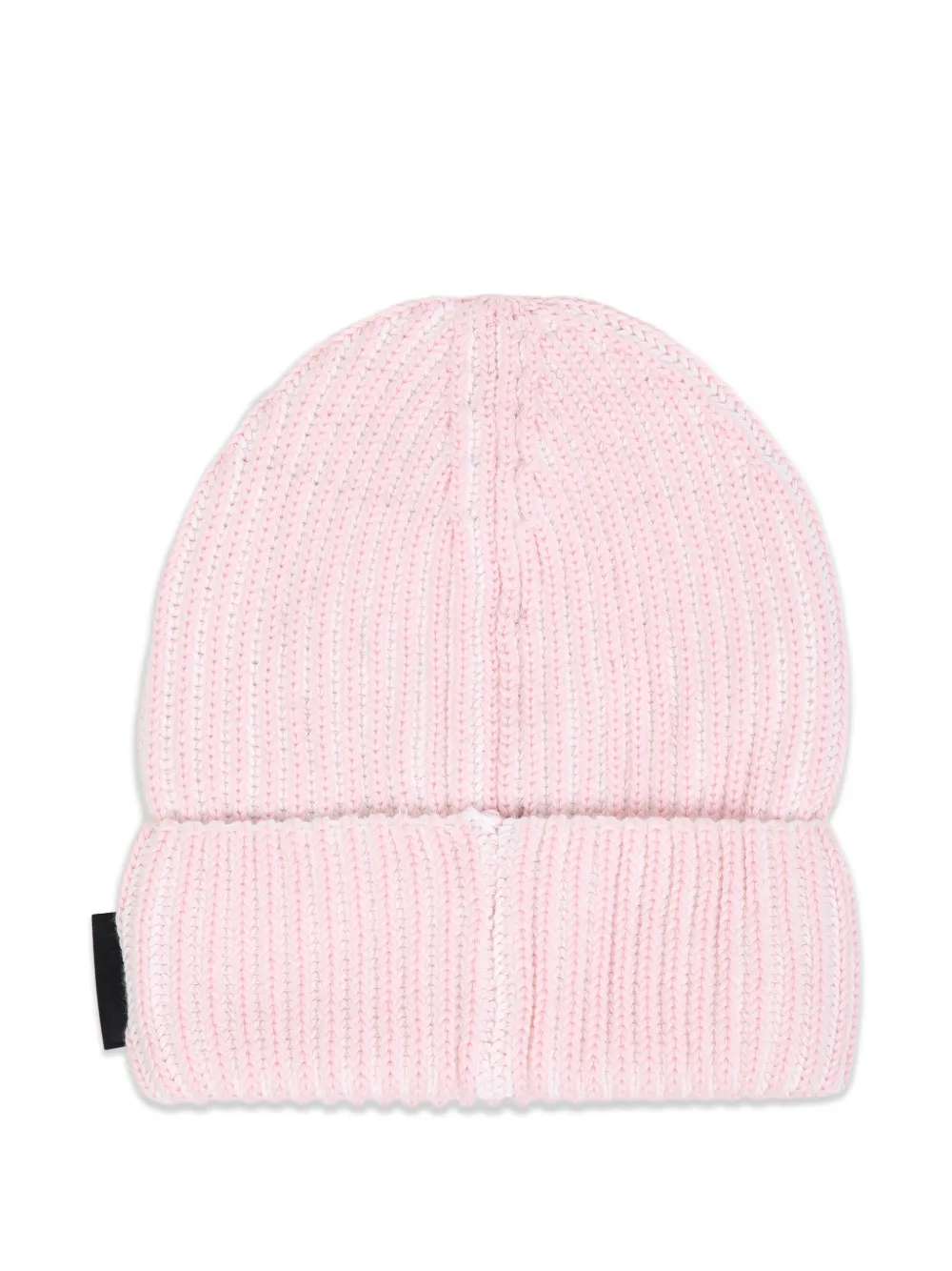 Karl Lagerfeld Kids Choupette geribbelde muts met patch Roze