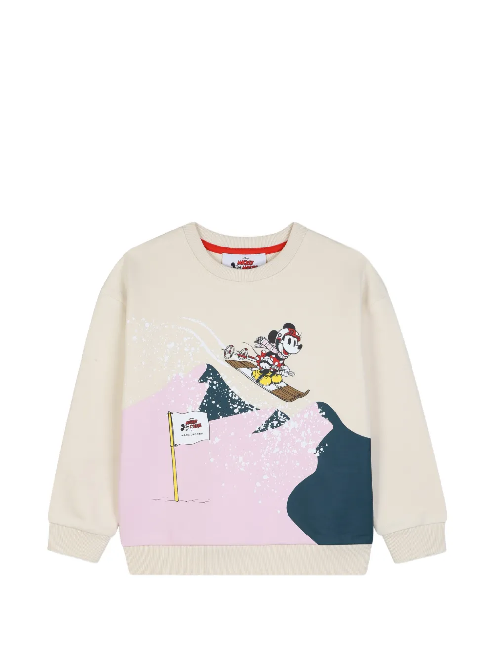 Marc Jacobs Kids x Disney Maglione con stampa grafica Mickey Mouse - Toni neutri