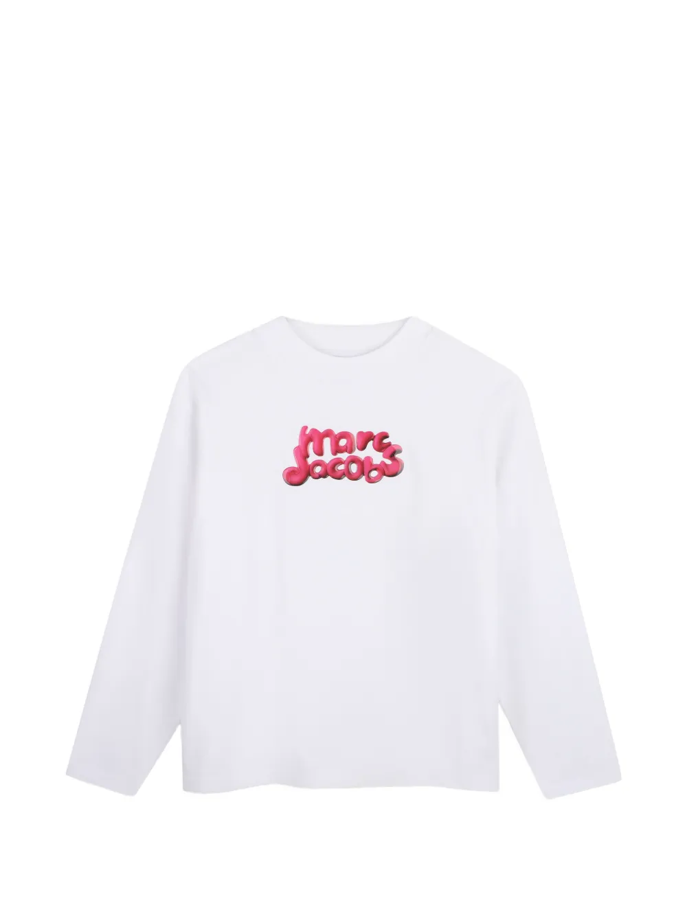 Marc Jacobs Kids T-shirt a maniche lunghe con logo - Bianco