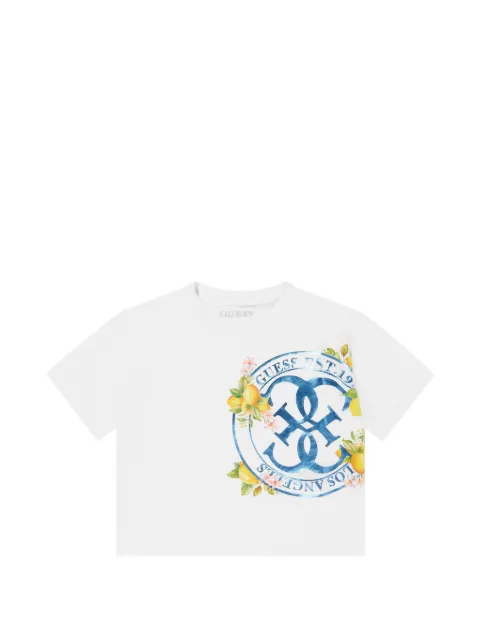 guess kids T-Shirt mit Logo-Print