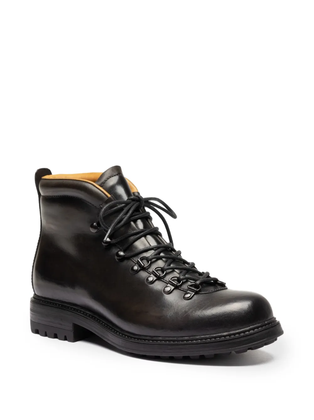 Officine Creative lace-up leather boots Bruin