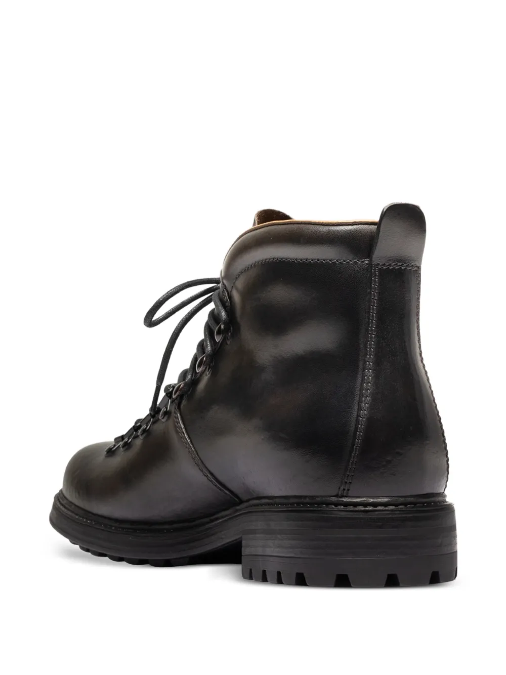 Officine Creative lace-up leather boots Bruin