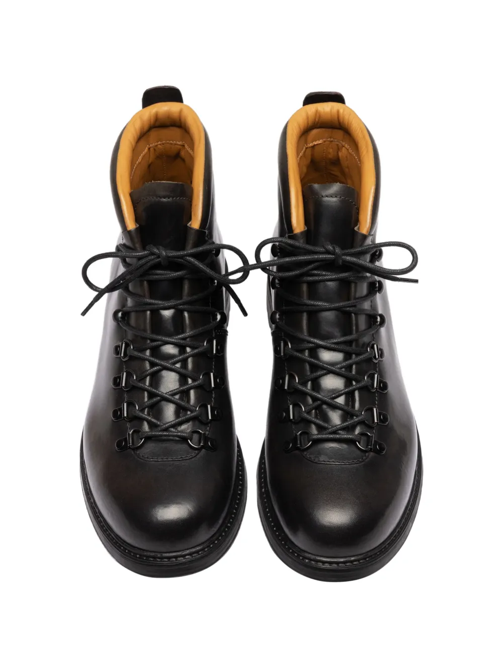 Officine Creative lace-up leather boots Bruin