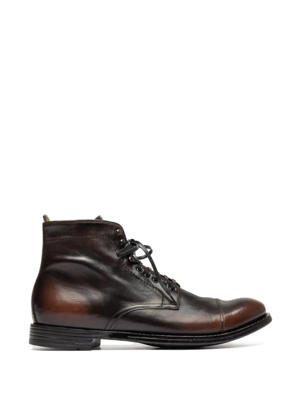 Officine Creative Mavic 006 patina leather boots