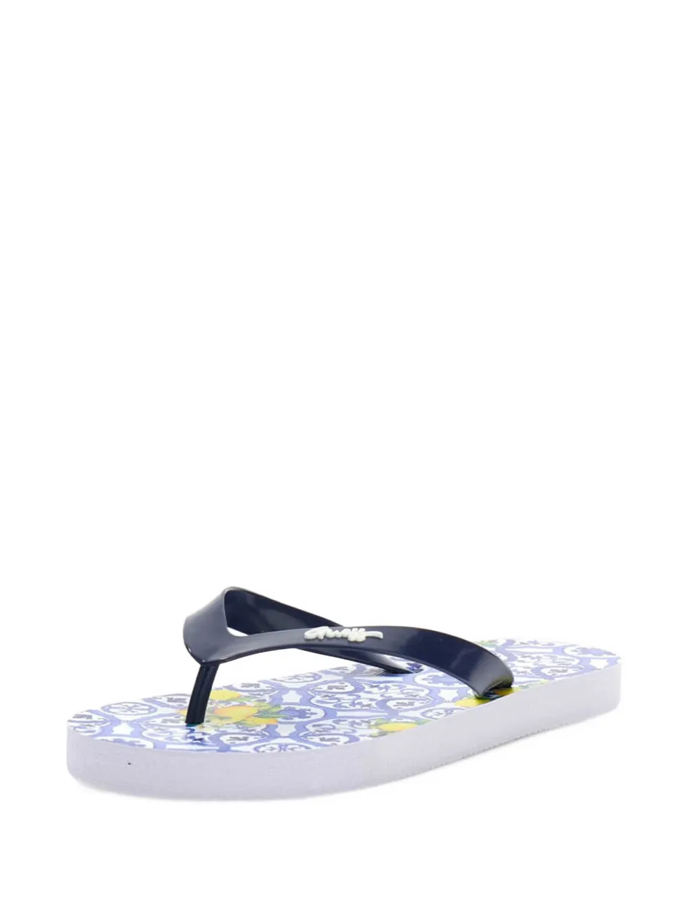 guess kids printed flip flops - Blau